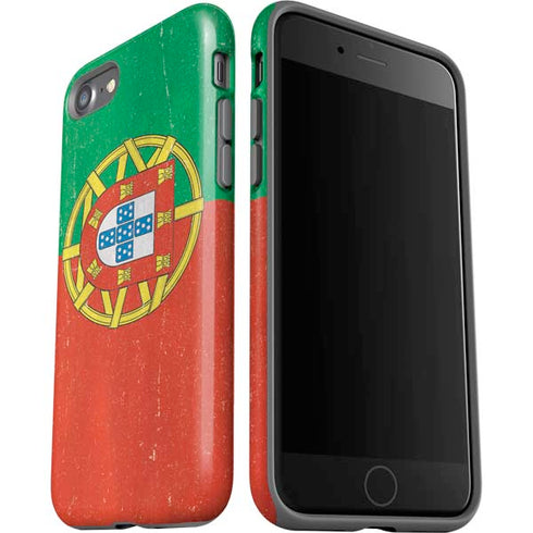 Portugal Flag Distressed iPhone SE (2nd & 3rd Gen) Pro Case